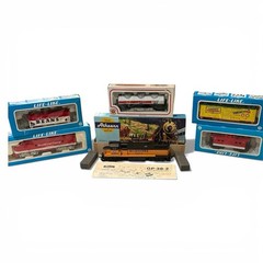 Athearn and Life Like HO Scale Train & Locomotive Cars Milwaukee Campbell Franko