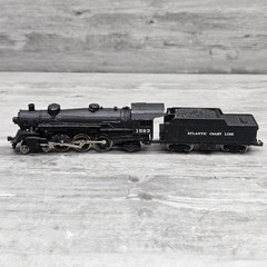 N Scale Atlas Atlantic Coast Line Tender And Locomotive #1523 Tested and Works