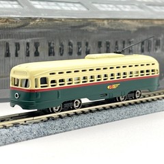 Bachmann N Scale Philadelphia Transportation Electric PCC Trolley New Trucks