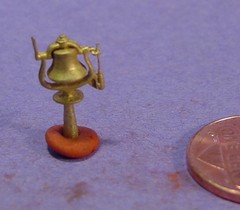 HO/HOn3 STEAM LOCOMOTIVE AIR RINGER BELL WISEMAN BACK SHOP BRASS PART HBS-207