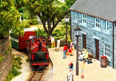 Kato 51-201B Narrow Gauge KATO/PECO OO-9 Small England Prince Red Railway Model
