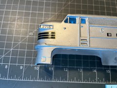 KMT Kusan Auburn Train 2716 ALCO DIESEL LOCOMOTIVE BURLINGTON SHELL PART LOT H