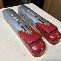 2 Lionel Santa Fe F-3 Diesel O Gauge Shell Only Red And Silver LLC New Nice