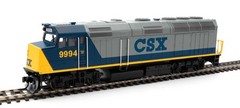 Walthers ~ HO Scale ~ EMD F40PH ~ Standard DC ~ CSX #9994 ~ 910-9477