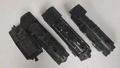 Marx 4pc Lot Vintage Steam Locomotives And Tender. For Parts & Repairs
