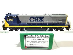 Overland OMI CSX GE BQ23-7 CSX Transportation #3003 HO Brass Model #6719.3