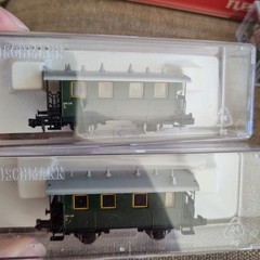 Train Lot Fleischmann Arnold PECO N-Gauge 4 Locos 26 Wagons Coaches + Track