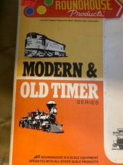 HO Scale Railroad. Roadhouse Modern & Old Timer.