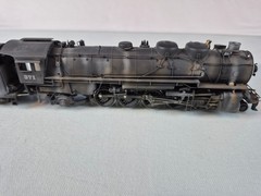 HO BRASS PFM UNITED SANTA FE 2-10-2 – W/CAN MOTOR
