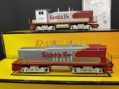 MTH 30-20018-1 & -3 Santa Fe Warbonnet NW-2 switcher & calf unit PS 2.0 EX