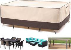 Patio Furniture Cover, Waterproof UV Resistant for Table & Chairs Set, 90″ Wx60