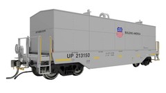 HO Scale Rapido 168007 Union Pacific Greenbrier Transverse Coil Car 6-Pack #2