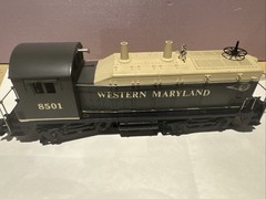 Lionel Western Maryland Diesel Switcher Engine. O Gauge. Built 1989