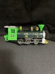 Vintage ToySmith 7042 Pull Back Train Locomotive Toy Green Does Not Work