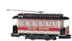 Bachmann #25127 On30 Scale Closed Street Car Christmas Seasons Greetings NEW