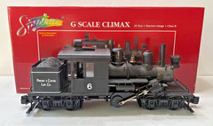 BACHMANN #81180 “1:20.3” SCALE PARDEE & CURTIN CLIMAX LOCOMOTIVE W/SOUND, EXC