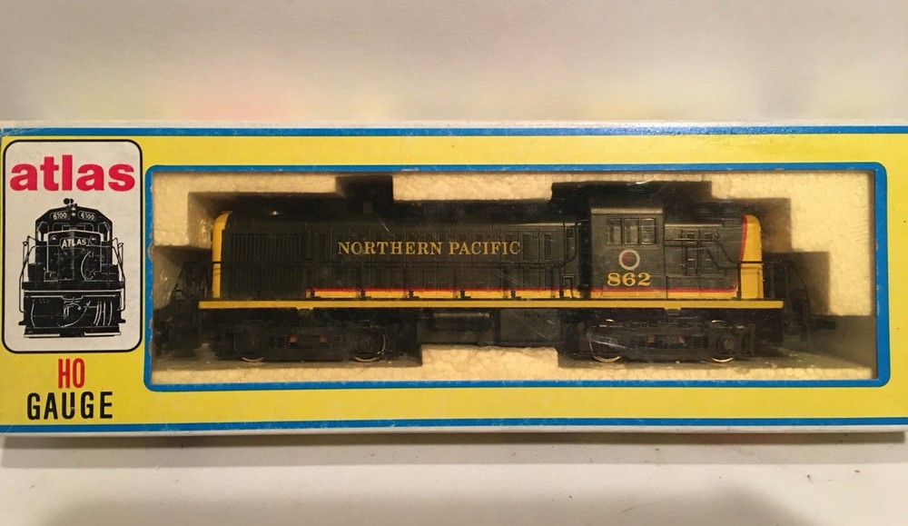 HO Atlas Kato 7078 Northern Pacific Alco RS-3 Diesel Locomotive NP #862