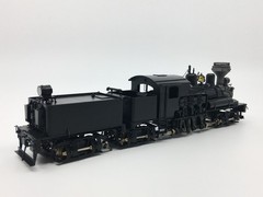 HO Overland Models OMI 1553.1 Black Cass 3-Truck Shay 80 Ton Steam Locomotive