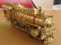 HO SCALE WESTSIDE MDL CO BRASS SP T-1 FIRE TRAIN 4-6-0 #2252 BRASS