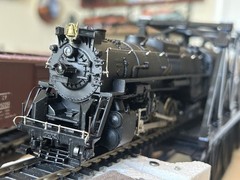 VINTAGE AHM Rivarossi HO 5061 2-8-4 Berkshire Steam Locomotive NKP #779 + Box