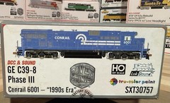 HO ScaleTrains Rivet Counter GE C39-8 Conrail #6001 DCC/Sound/NIB