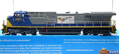HO BROADWAY LIMITED 5058 AC6000 CSX 5001 DCC SOUND HIGH DITCH LIGHTS DIVERSITY