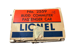 Postwar Lionel 2559 Budd Commuter Passenger Car with Original Box (B) 1957-58