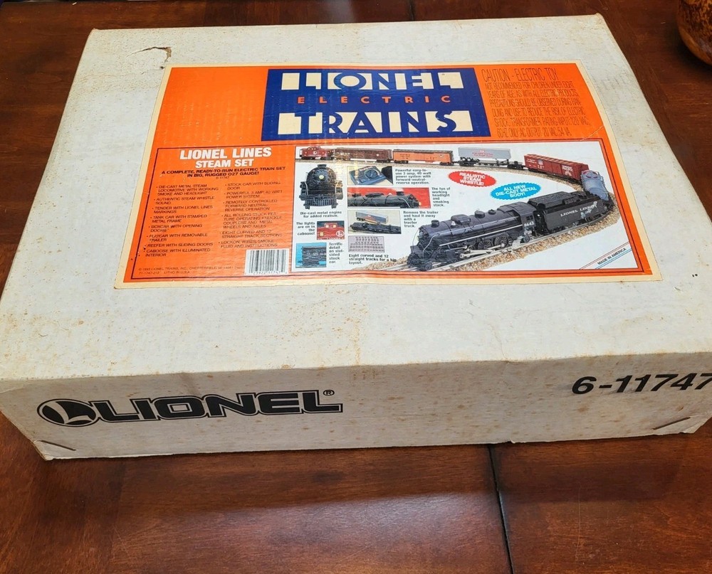 LIONEL ELECTRIC TRAINS 6-11747 BOX ONLY Heavy Cardboard w /Lid 24 x 19 x 6