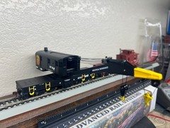 CP RAIL / CANADIAN PACIFIC 200 ton ROTATING HD WRECK CRANE w/TENDER HO SCALE NEW
