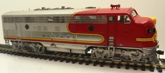 3rd Rail, 2-Rail O, #47, Santa Fe, F-7 POWERED A, QSI/DCC, Run #1, C-7 EX/OB
