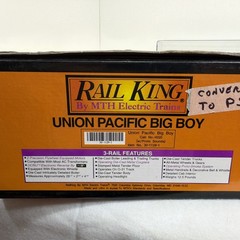MTH RailKing 30-1129-1 Union Pacific Big Boy 4-8-8-4 O Used UPGRADED PS.2 #4020