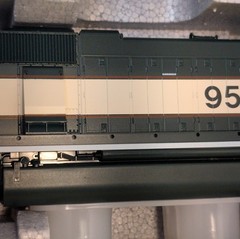HO KATO 37-6381 EMD SD70MAC CAB HEADLIGHT BURLINGTON NORTHERN BN #9580 EXECUTIVE