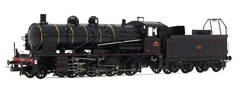 Jouef HJ2406S 140 C 38 Green/Black Livery, Red Decorations, SNCF, DCC SOUND