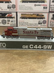 KATO N Scale GE C44-9W BNSF 614 “Ex-SF Warbonnet” DC Lightly Used