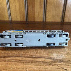 Freight Locomotive Pull Back Power Blue,Yellow & Silver #1872 NY &IL