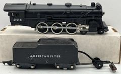 Gilbert American Flyer S Gauge #295 Pacific Loco/Tender in Excellent Condition