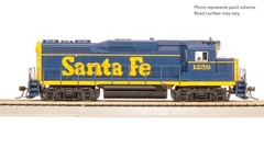 Broadway 9131 EMD GP30, ATSF 1263, Bookend Scheme, Paragon4 Sound/DC/DCC, HO