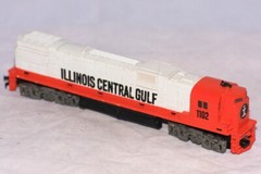 Tyco HO Scale Illinois Central Gulf Alco Super 630 #1102 powered locomotive