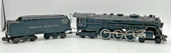 American Flyer S Gauge 21130 Hudson L/T with Large Motor – Runs -Metal Sidewalls