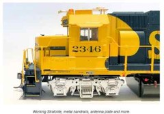 Rapido ~ HO Scale ~ EMD GP38 Low Nose ~ Standard DC ~ Santa Fe #2346 ~ 38004