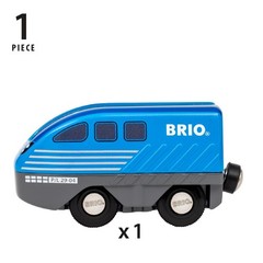 BRIO World – 36019 Pull Back Train | Toy for Kids Aged 3 One Size, Blue
