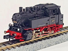 N SCALE FLEISCHMANN PICCOLO 7027 TANK STEAM LOCOMOTIVE OF THE DRG TESTED W VIDEO