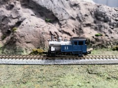 RARE N Scale Life Like Blue Bell 0-6-0 Steam Locomotive Switcher Tank Engine use