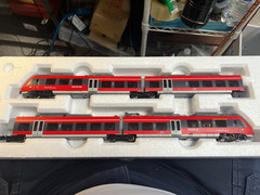 SET Piko 59500 HO Scale Piko electric railcar series 442, db, ag DC runs nicely.