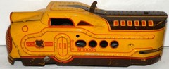 MARX UNION PACIFIC STREAMLINER LOCOMOTIVE YELLOW RED M10005 O Gauge – Untested