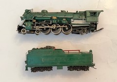 United Scale Models HO Scale Southern Steam Locomotive 4-6-2 PS-4 Brass, Painted