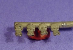 O/On3/On30 BLW CENTER MOUNT SANDERS WISEMAN MODELS BACK SHOP BRASS PART BS-002