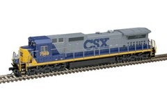 N Atlas SILVER 40005654 DASH 8-40C CSX “YN2” Blue Roof Rd# 7586 DCC Ready