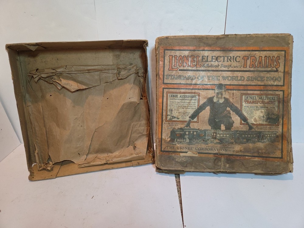 1930 Lionel 350? STEAM Locomotive FREIGHT set box only