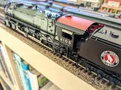 RARE! *CHALLENGER BRASS GN CLASS Q-1 2-10-2 HO *GLACIER PARK *LAMPS *RUNS GREAT!